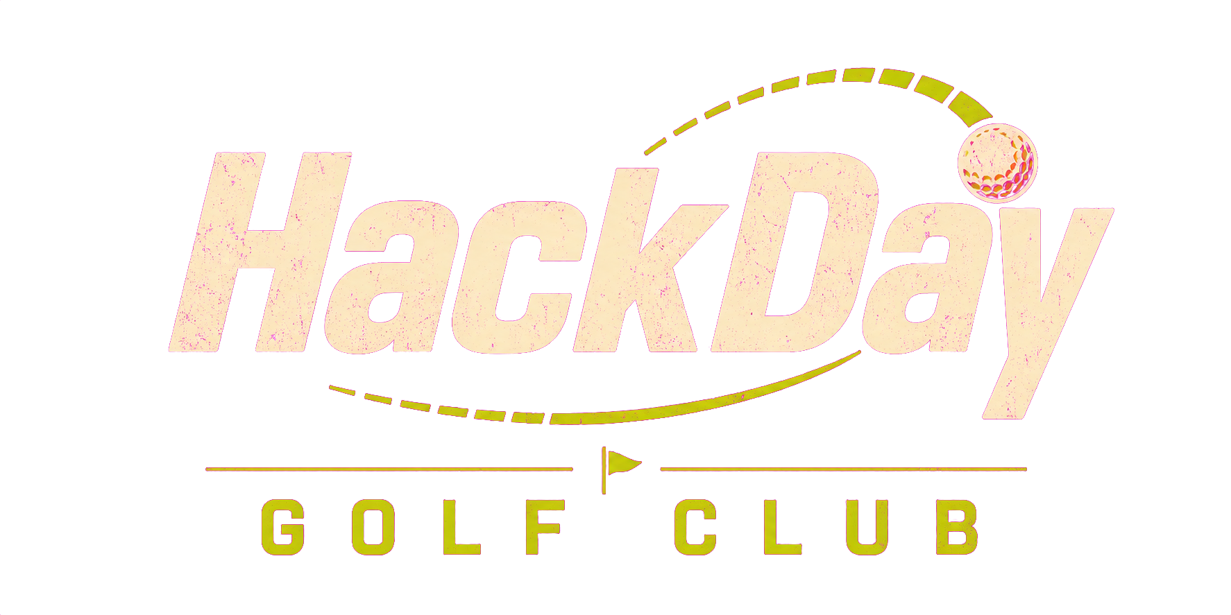 HackDay Golf Club wordmark lockup