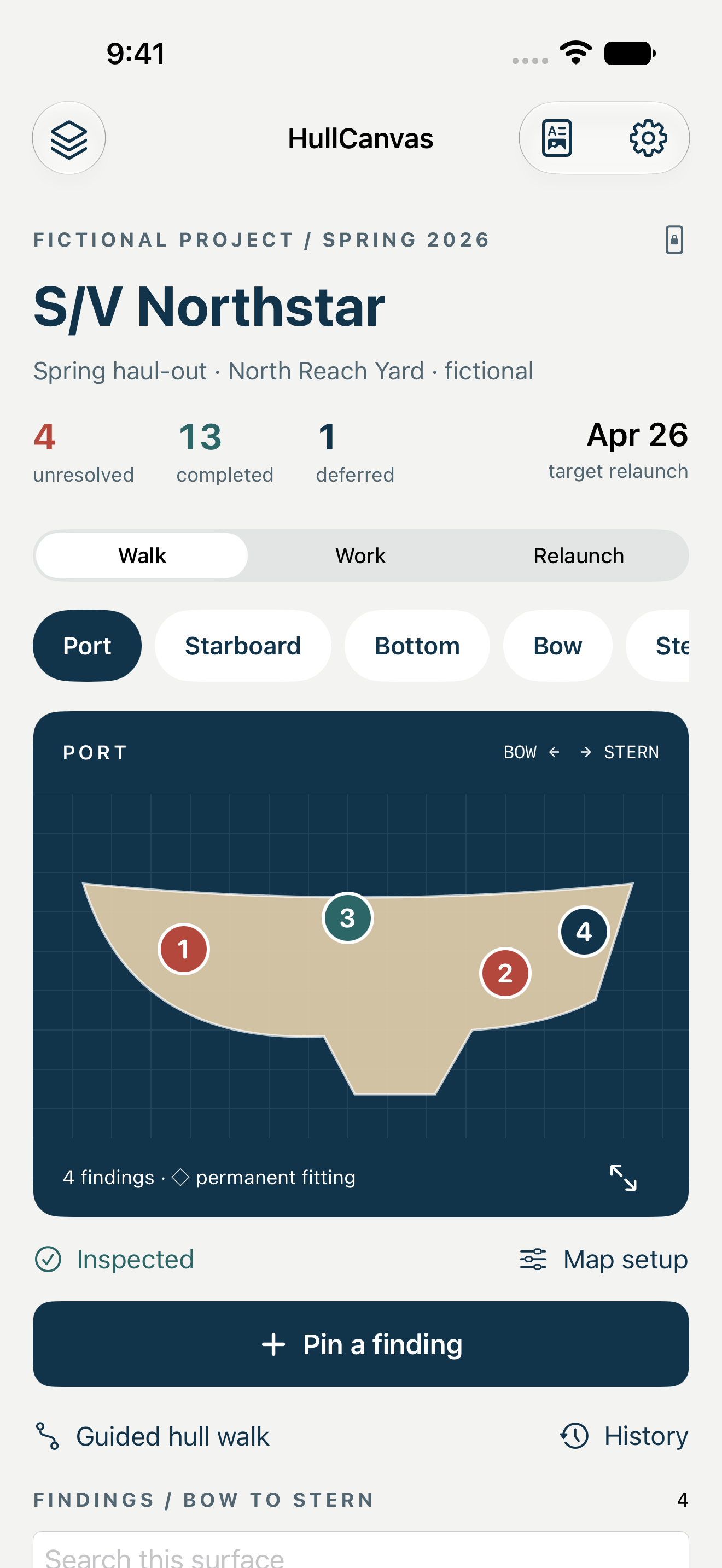 HullCanvas hull map