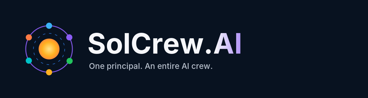 SolCrew.AI: One principal. An entire AI crew.