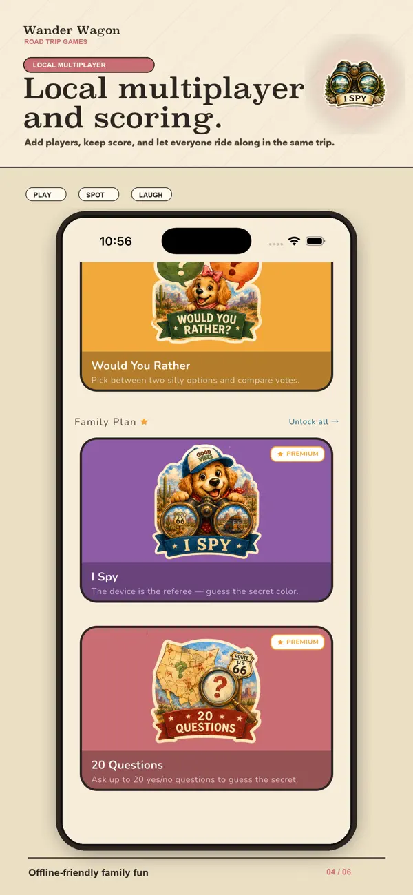 Wander Wagon multiplayer game screen